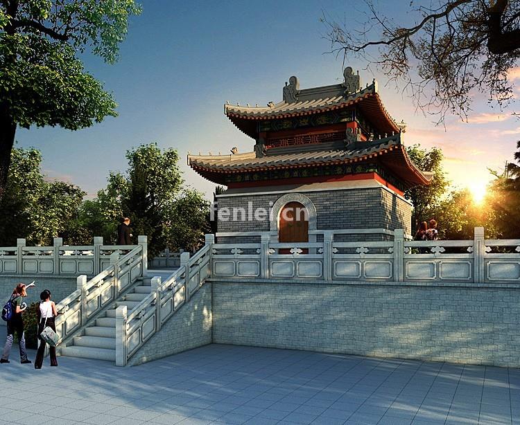 临沂3D建筑改造效果图 园林景观效果图设计制作